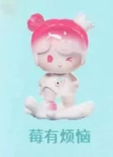 YOYO paint a good color head cute grain series right and right cute tide play tabletop ornament birthday gift figure