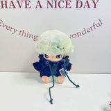 New Life Diary Series Baby Clothes Vinyl Plush Pendant Overalls