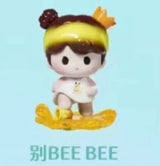 YOYO paint a good color head cute grain series right and right cute tide play tabletop ornament birthday gift figure