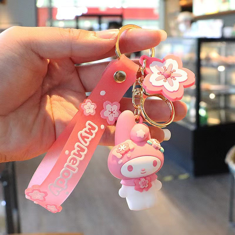 Cute Sakura Sanrio Keychain