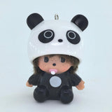 Panda Qiqi vinyl doll pendant