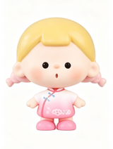 VUUYOO worry-free baby Yijian Fenghua series cute grain antique trend play ornament figure