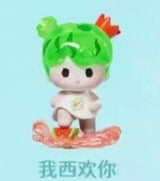 YOYO paint a good color head cute grain series right and right cute tide play tabletop ornament birthday gift figure