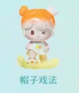 YOYO paint a good color head cute grain series right and right cute tide play tabletop ornament birthday gift figure