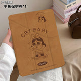 Crying baby ipad protective case
