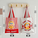 Crying baby canvas bag