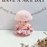 New Life Diary Series Baby Clothes Vinyl Plush Pendant Overalls