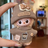 Fourth-generation rabub vinyl doll baby clothes set 4.0 heart password baby clothes cover