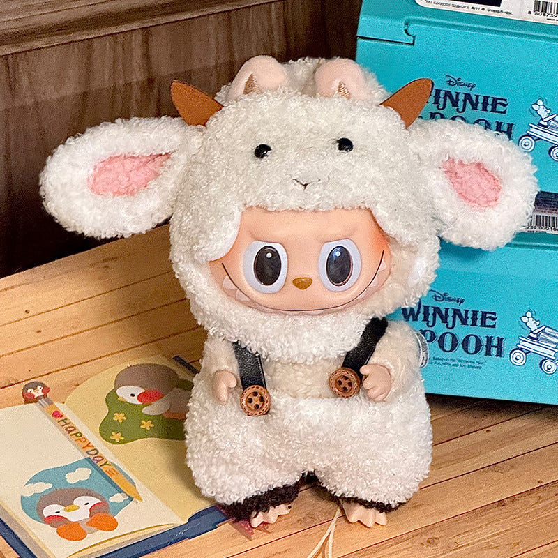 Only clothes are suitable for labubu sitting party baby clothes one two three generations labubu clothes set accessories periphery