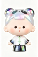 VUUYOO worry-free baby Yijian Fenghua series cute grain antique trend play ornament figure
