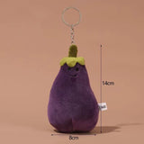 Plush doll doll simulation food pendant bag pendant vegetable food keychain