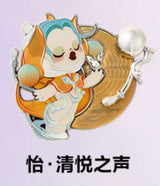 Sound series refrigerator sticker