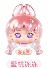 Wokii sweet station series cute grain figure tide play girl gift