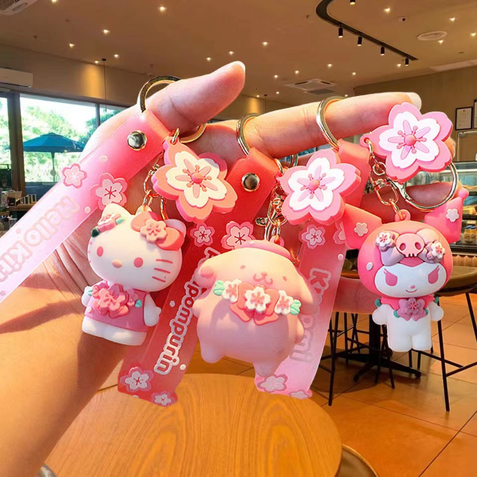 Cute Sakura Sanrio Keychain
