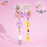 Miffy Miffy Rabbit DIY mobile phone chain keychain exquisite beaded backpack keychain jewelry