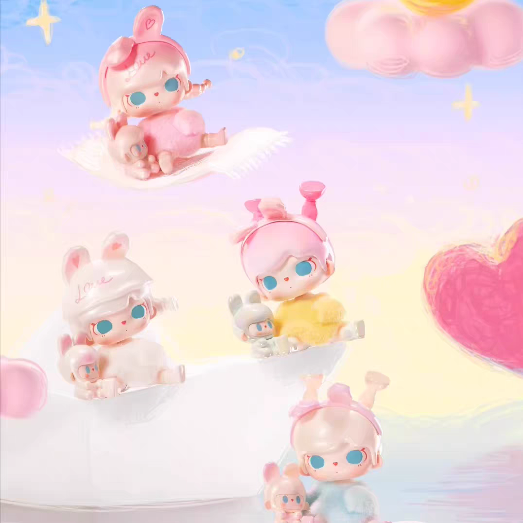 Tutu and Bear Time Glitch MINI Tide Play Figure Cute Doll