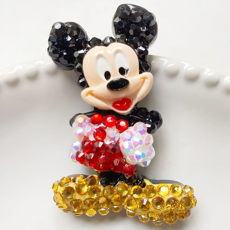 Cartoon resin DIY drilling accessories