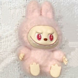 fluffy sitting labubu