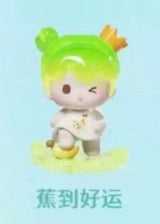 YOYO paint a good color head cute grain series right and right cute tide play tabletop ornament birthday gift figure