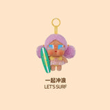 Crybaby vacation mode on vinyl plush pendant