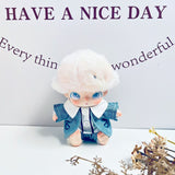 New Life Diary Series Baby Clothes Vinyl Plush Pendant Overalls