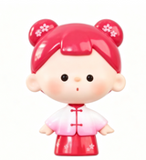 VUUYOO worry-free baby Yijian Fenghua series cute grain antique trend play ornament figure