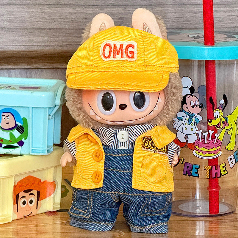 Only clothes are suitable for labubu sitting party baby clothes one two three generations labubu clothes set accessories periphery