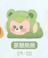 24-Hour sticker bear series
