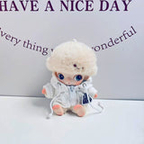 New Life Diary Series Baby Clothes Vinyl Plush Pendant Overalls