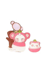 Bobococo balloon paradise series badge