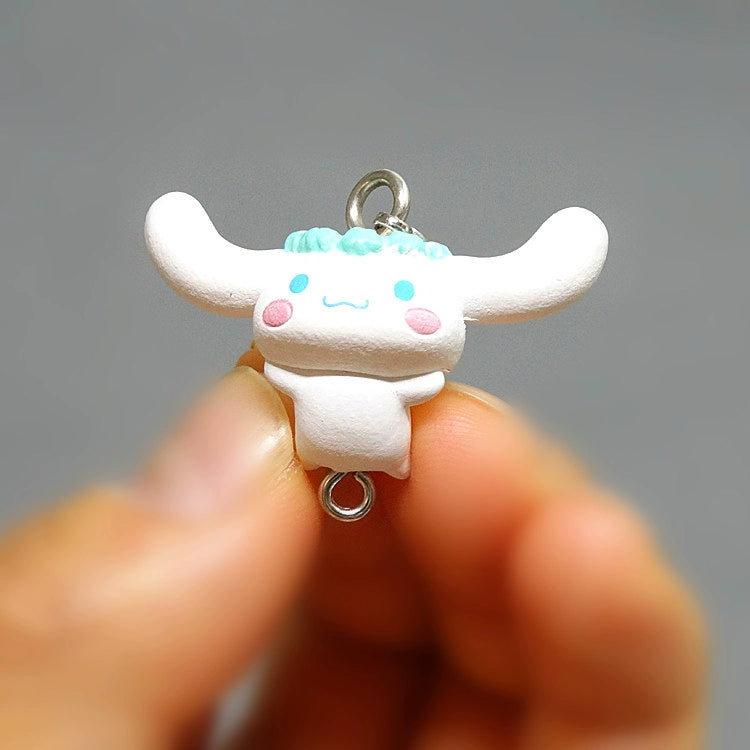 Yugui dog, big-eared dog tandem pendant doll, twisted egg doll ornament