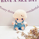 New Life Diary Series Baby Clothes Vinyl Plush Pendant Overalls