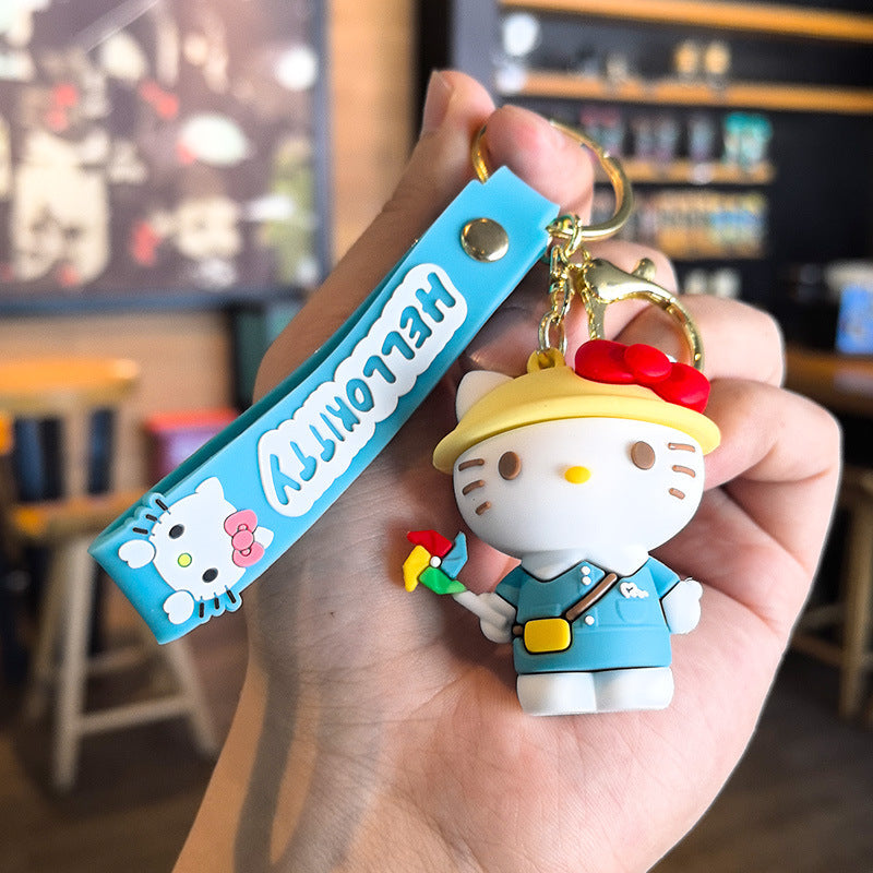 Sanrio keychain kt cat doll pendant Kulomi