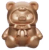 LuLu Pig Teddy Moe Grain Series T Tide Play Figure
