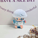 New Life Diary Series Baby Clothes Vinyl Plush Pendant Overalls