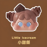 QOQO Chocolate Season MINI FACE Series Cute Doll Tide Play