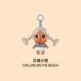 Crybaby vacation mode on vinyl plush pendant