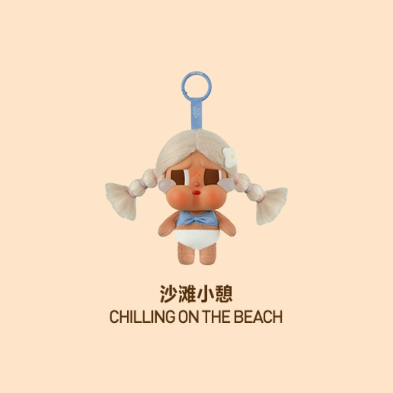 Crybaby vacation mode on vinyl plush pendant