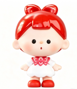 VUUYOO worry-free baby Yijian Fenghua series cute grain antique trend play ornament figure