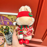 Only clothes are suitable for Labubu baby clothes, one, two and three generations labubu pendant, plush doll sweater, Christmas baby clothes.