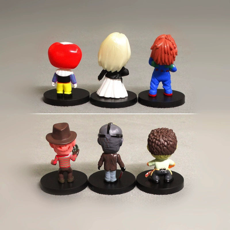 Christmas funny ghost baby bad seed Halloween scary ghost bride doll figure model ornament