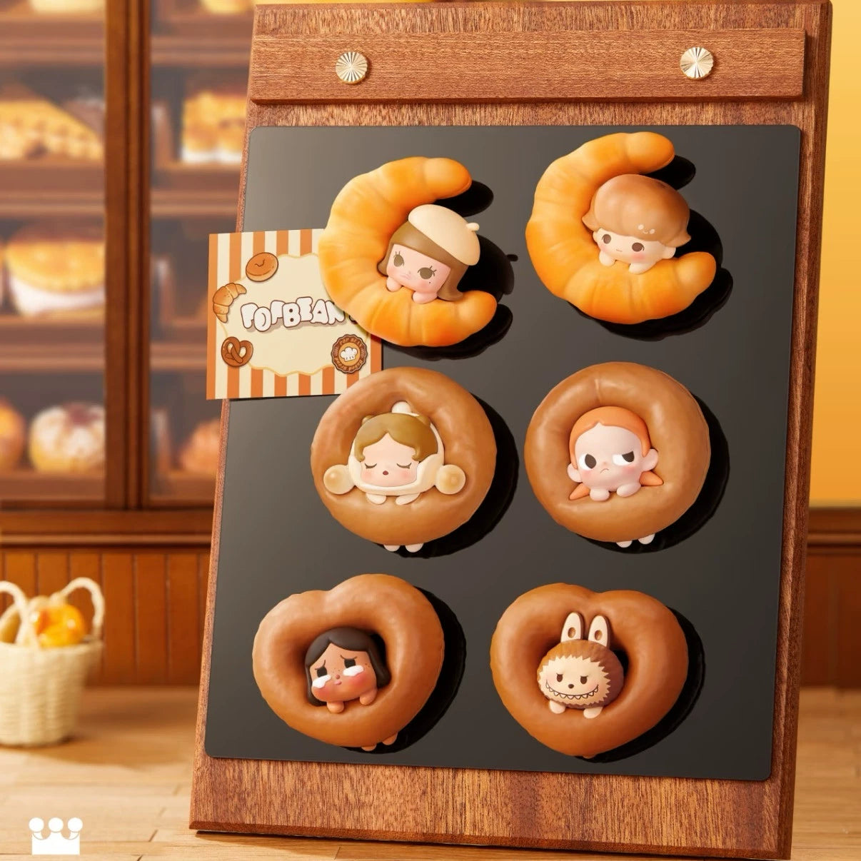 Toast series refrigerator sticker