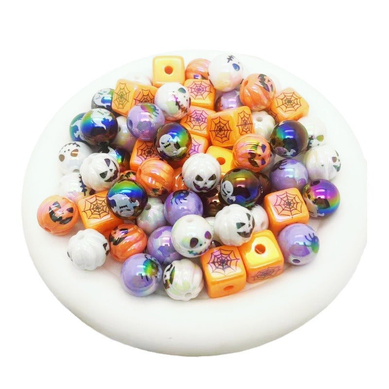Acrylic Halloween beads DIY bead pen mobile phone chain keychain accessories