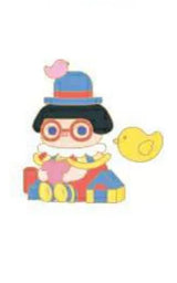 Elf Balloon Baby Series Badge