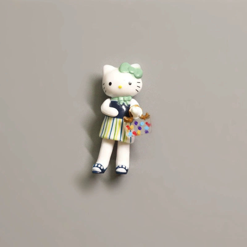 Mini variety, styling pvc cat, small kt black leather doll ornament DIY handmade material