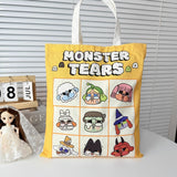 crying baby canvas bag