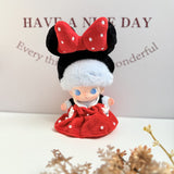 New Life Diary Series Baby Clothes Vinyl Plush Pendant Overalls