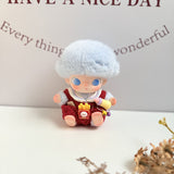 New Life Diary Series Baby Clothes Vinyl Plush Pendant Overalls