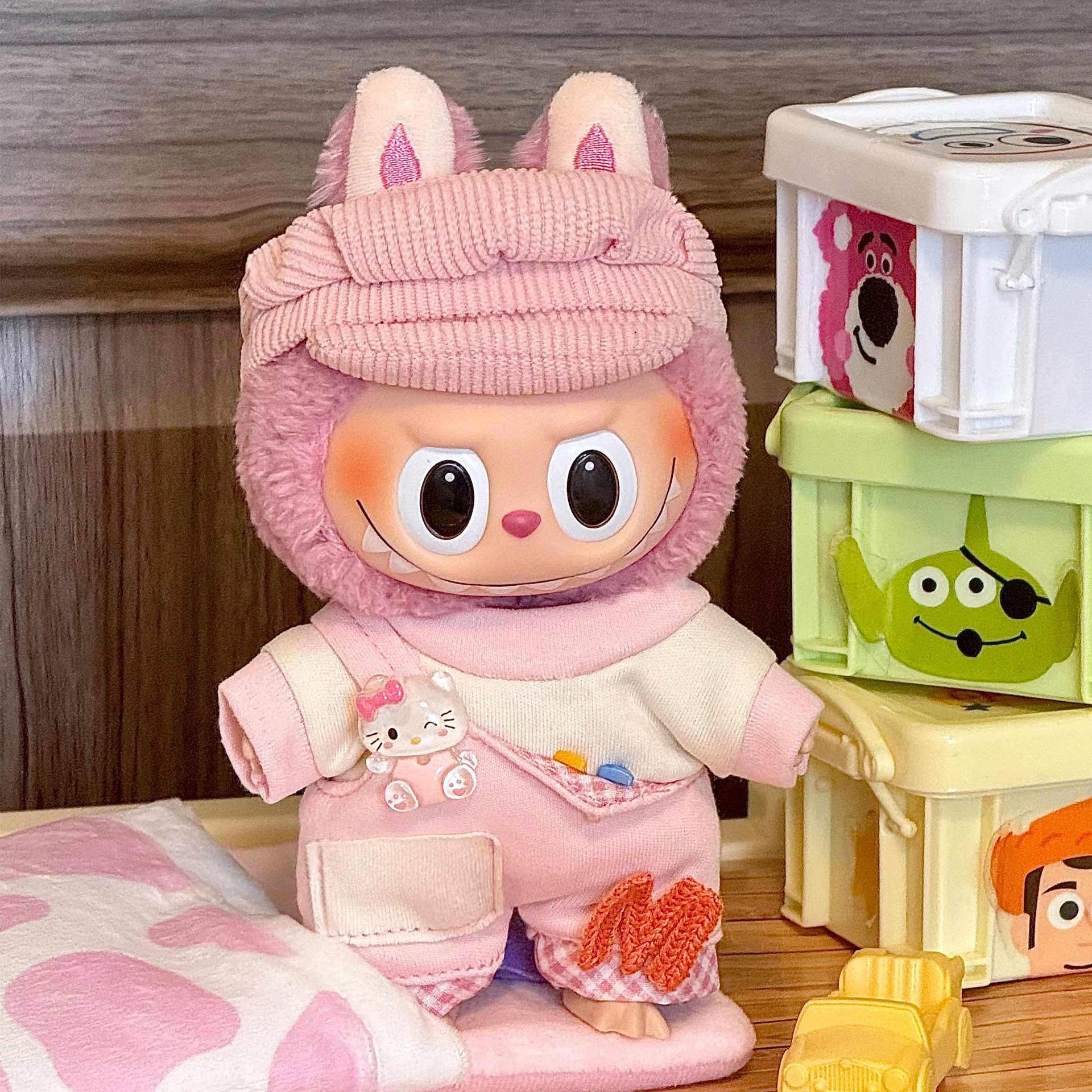 Only clothes are suitable for labubu sitting party baby clothes one two three generations labubu clothes set accessories periphery