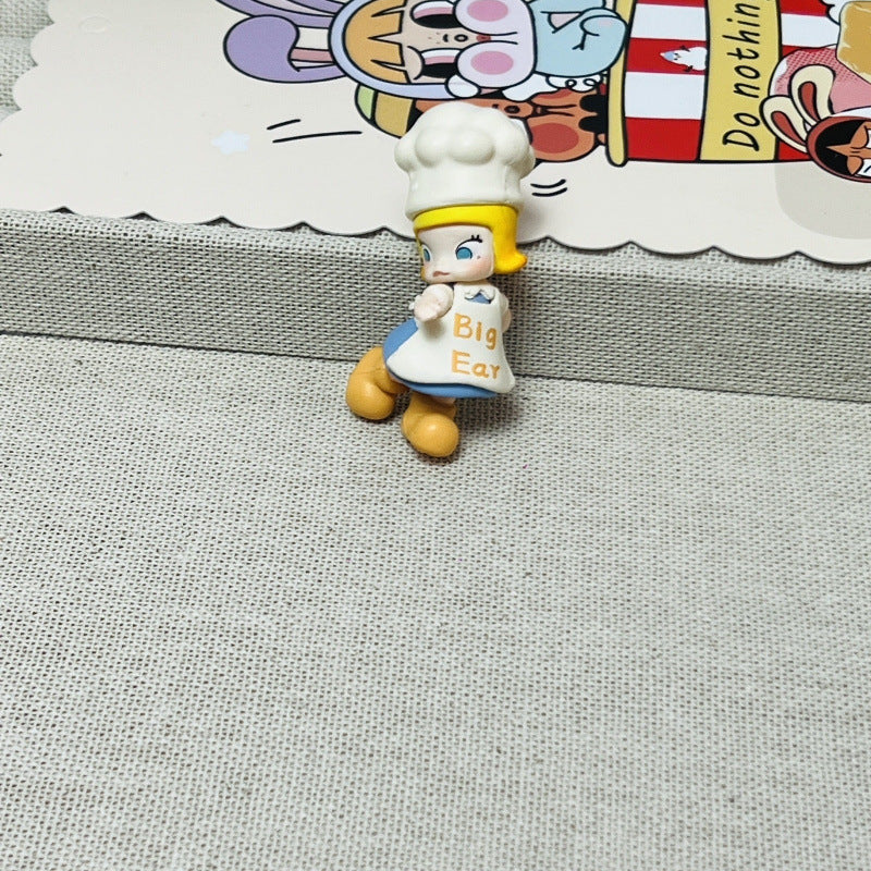 Molly change baby, cute grain DIY mobile phone chain pvc accessories ornament tide play